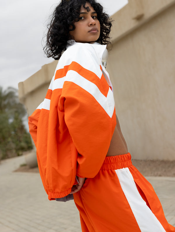 R2 Waterproof Tracksuit in Orange